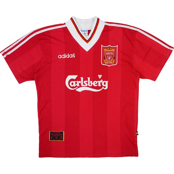 Tailandia Camiseta Liverpool Primera Equipación Retro 1995 1996 Rojo